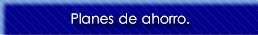Planes de ahorro